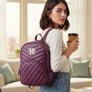 NWT Badgley Mischka Studded Pocket Backpack